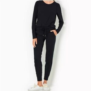 Lilly Pulitzer LUX Black Jogger Pants